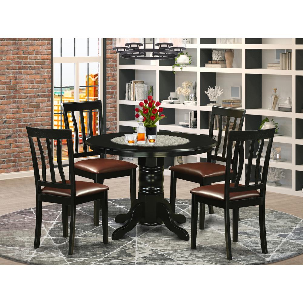 5  PcTable  and  Chairs  set  for  4-Table  and  4  Dining  Chairs. Picture 4