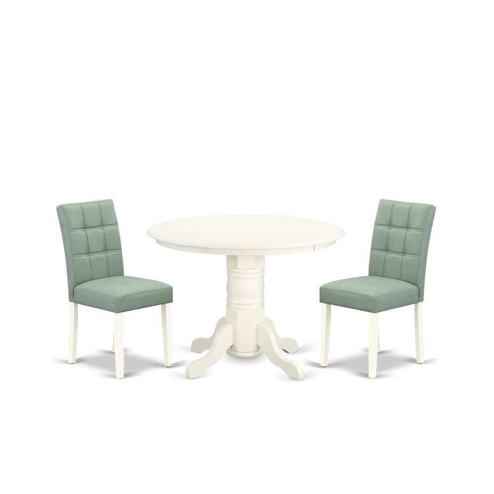 3 Piece Mid Century Modern Dining Table Set. Picture 1