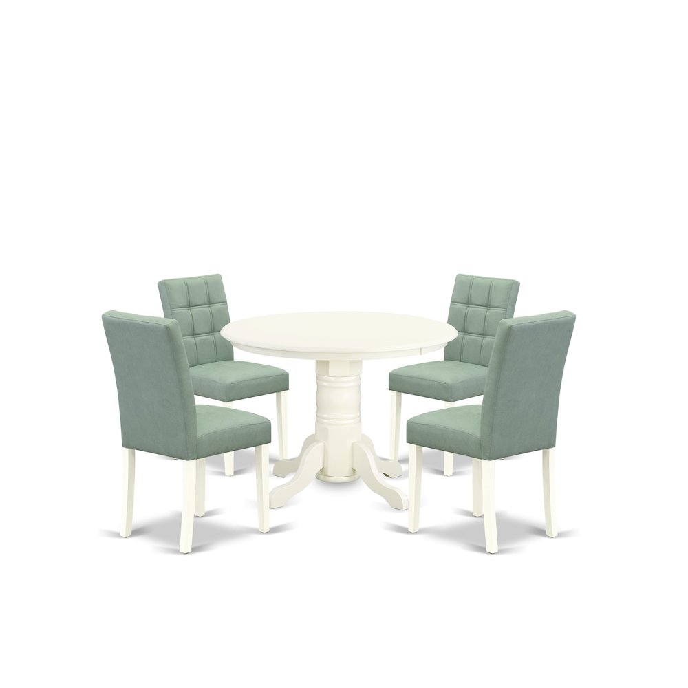 5 Piece Dinner Table Set contain A Modern Dining Table. Picture 1