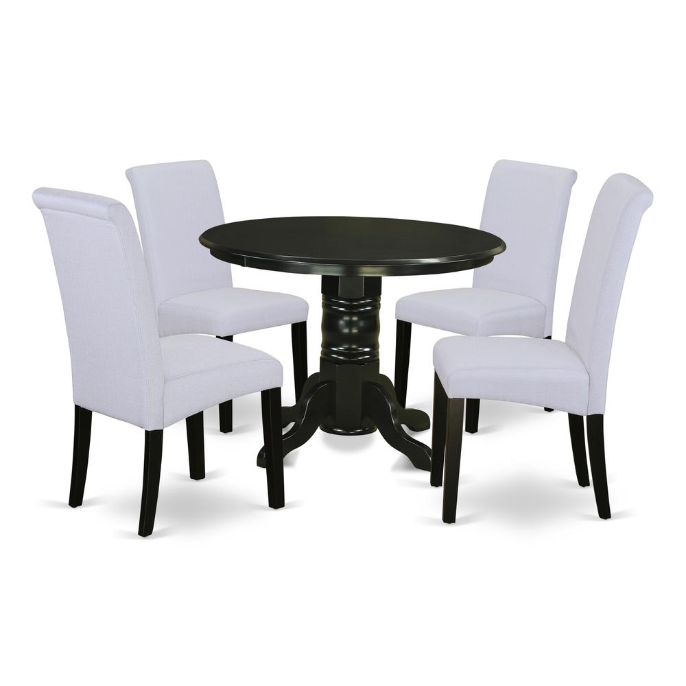 Dining Room Set Black, SHBA5-BLK-05. Picture 1