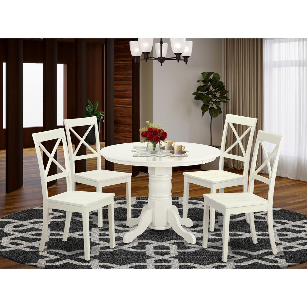 5  PC  Kitchen  nook  Dining  set  -  Kitchen  Table  and  4  dinette  Chairs. Picture 4