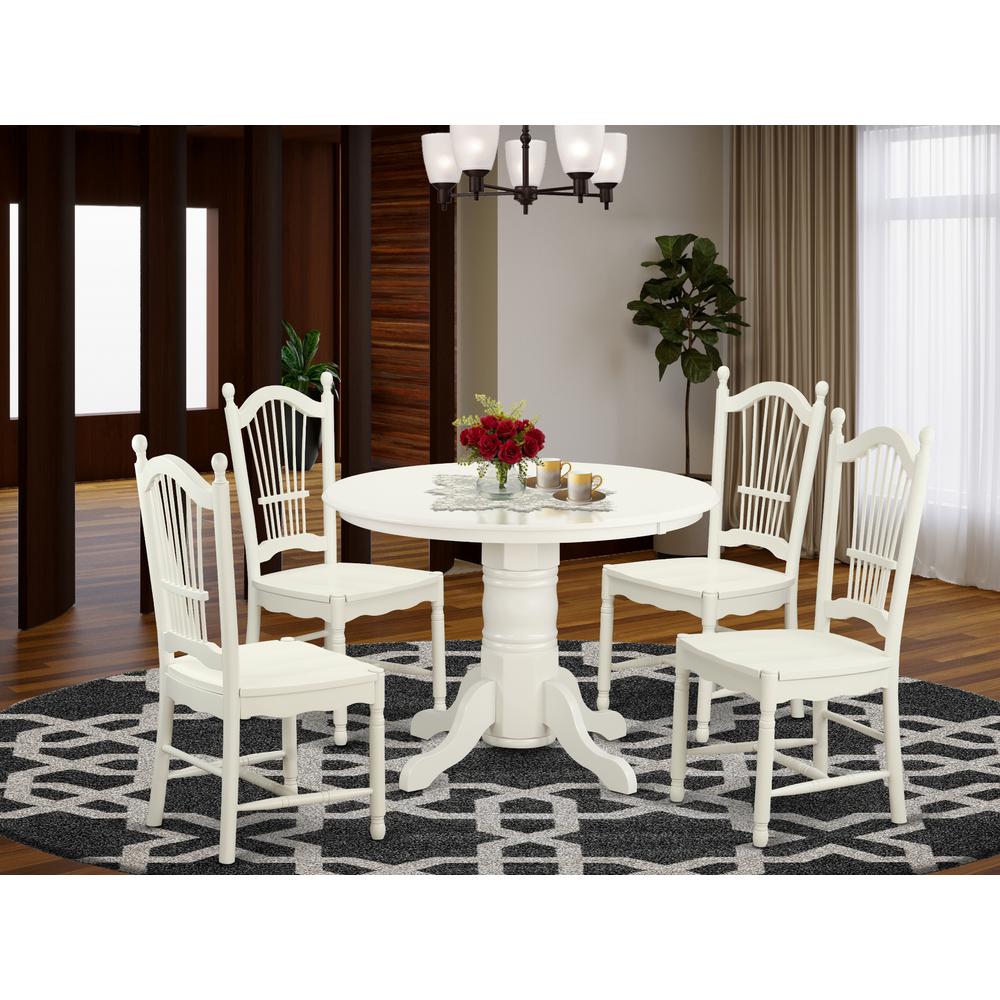5  PC  dinette  set  for  4-Dining  Table  and  4  Dining  Chairs. Picture 4