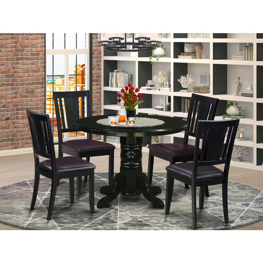 5  PC  Kitchen  nook  Dining  set-  Table  and  4  Dining  Chairs. Picture 4