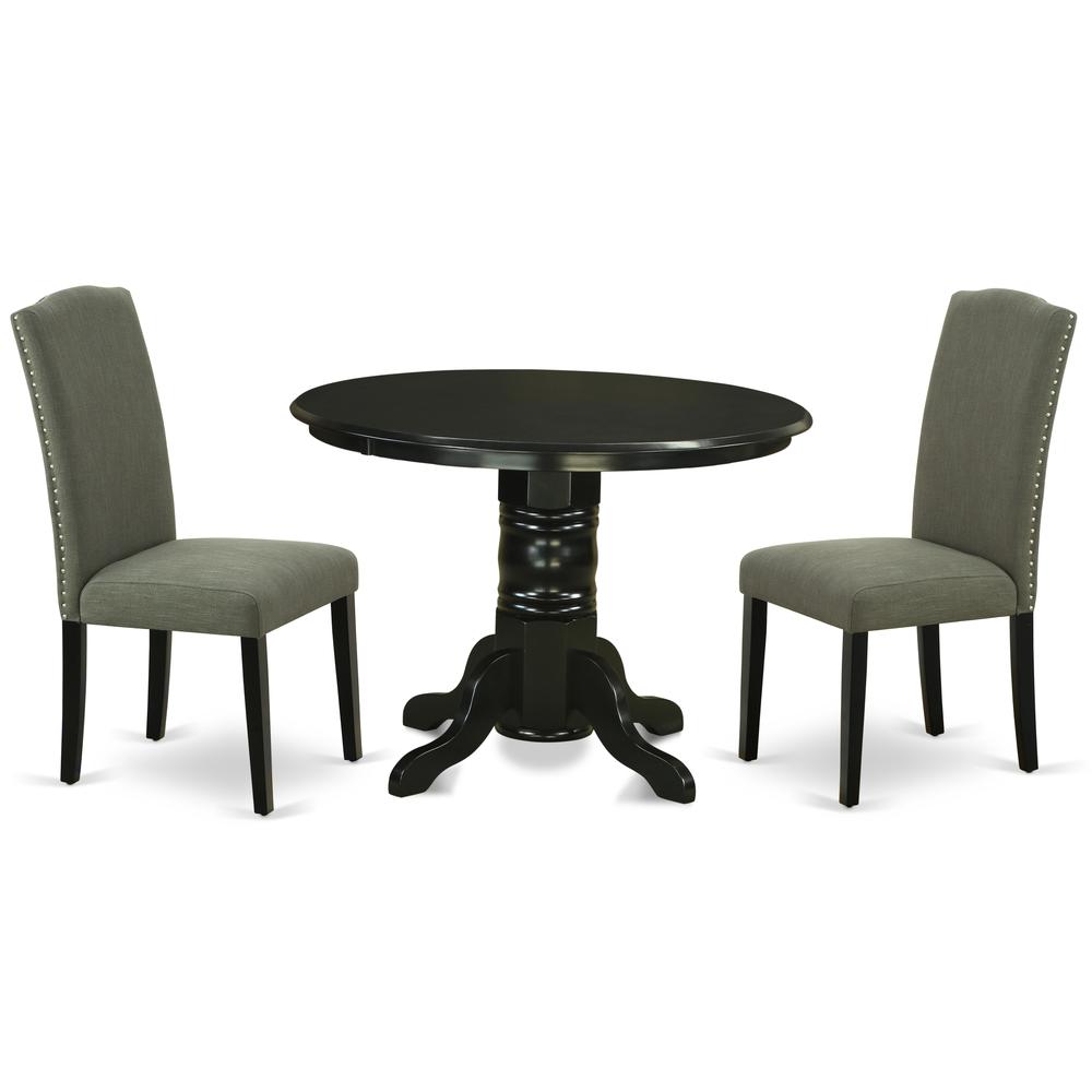 Dining Room Set Black, SHEN3-BLK-20. Picture 1