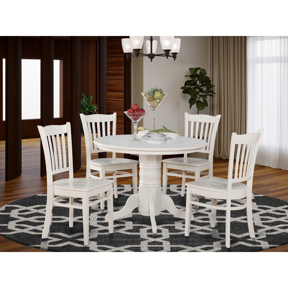 5  Pc  small  Kitchen  Table  and  Chairs  set-Round  Table  and  4  Kitchen  Chairs. Picture 4