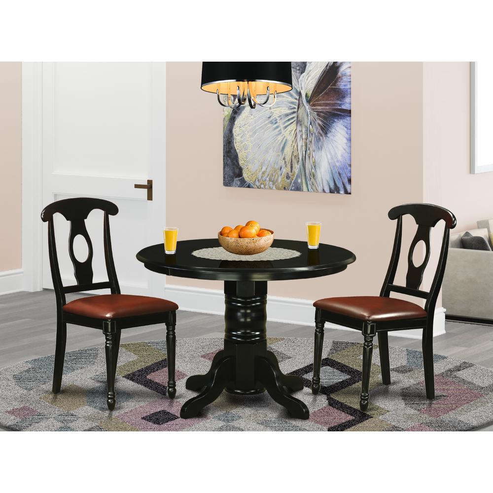 3  PC  Table  and  chair  set  -  Dining  Table  and  2  Kitchen  Dining  Chairs. Picture 4