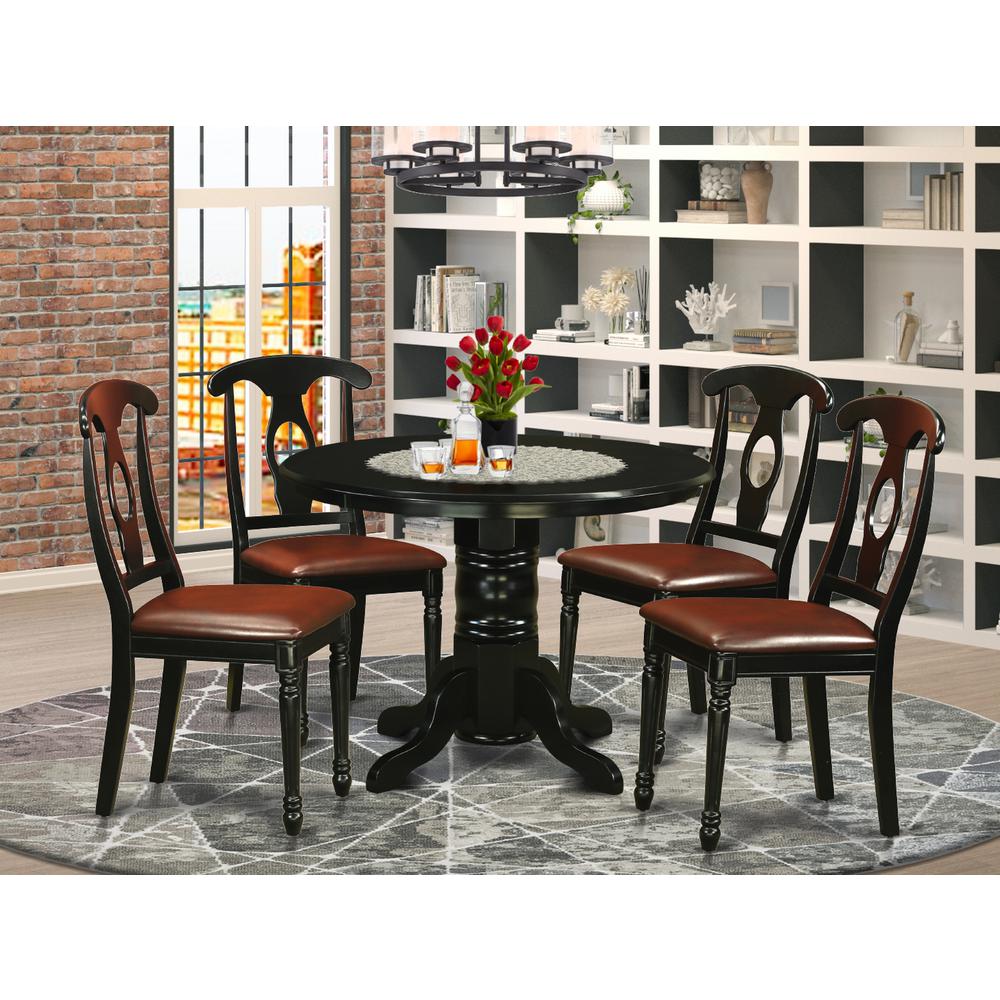5  Pc  Table  set  for  4-Dining  Table  and  4  Dining  Chairs. Picture 4