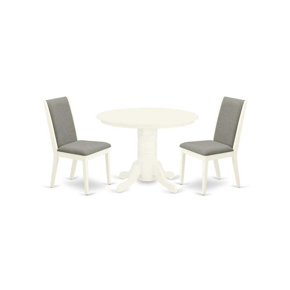 Dining Room Set Linen White, SHLA3-WHI-06. Picture 1