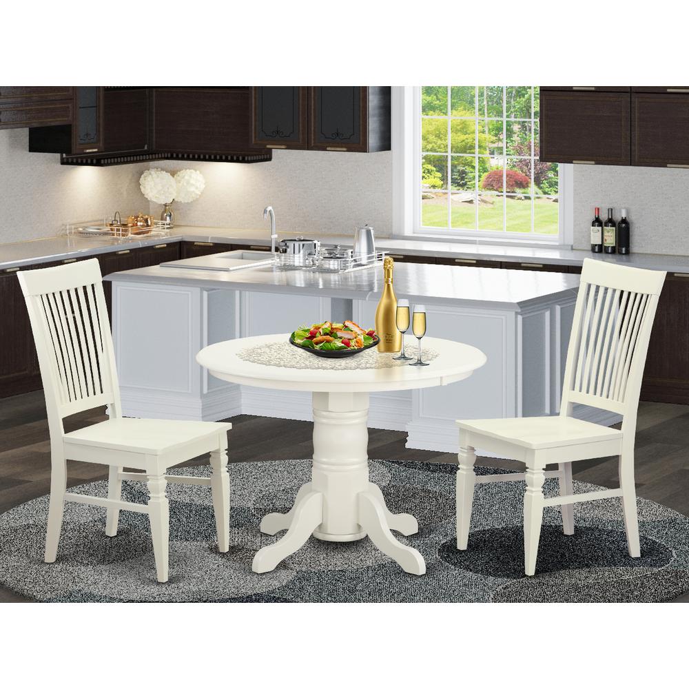 3  Pc  Dining  room  set  for  2-Kitchen  dinette  Table  and  2  Dining  Chairs. Picture 4