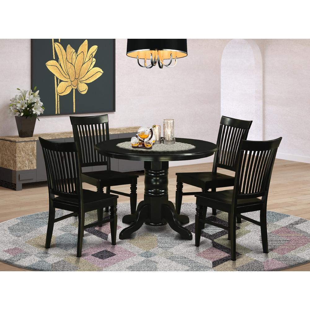 5  Pc  small  Kitchen  Table  set  -  Kitchen  Table  and  4  dinette  Chairs. Picture 4