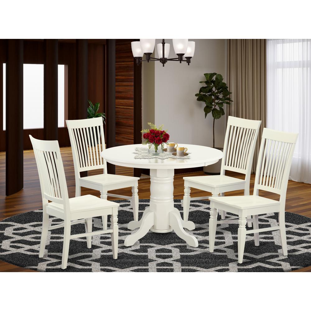 5  Pc  Table  set  for  4-Dinette  Table  and  4  Dining  Chairs. Picture 4