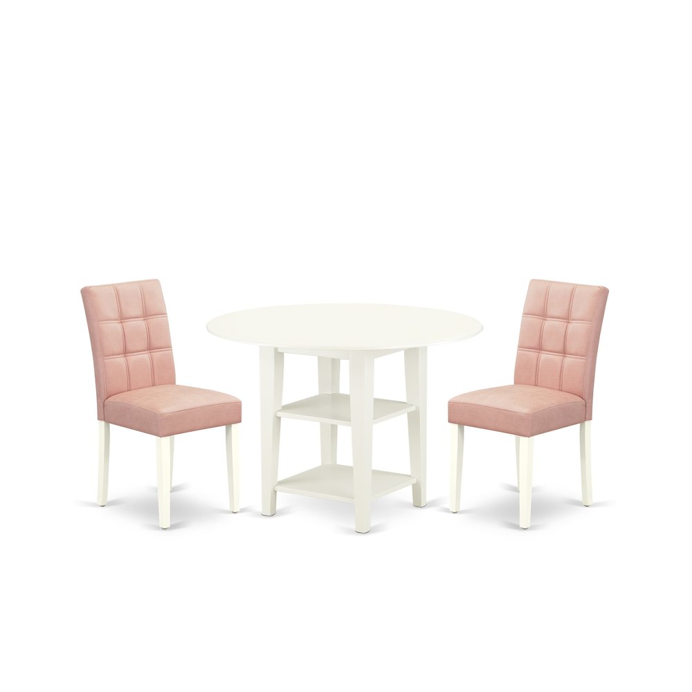 3 Piece Kitchen Table Set consists A Dinner Table. Picture 1