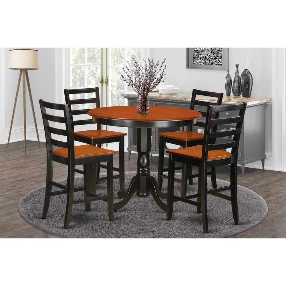 5  Pc  pub  Table  set  -  Kitchen  dinette  Table  and  4  bar  stools.. Picture 2
