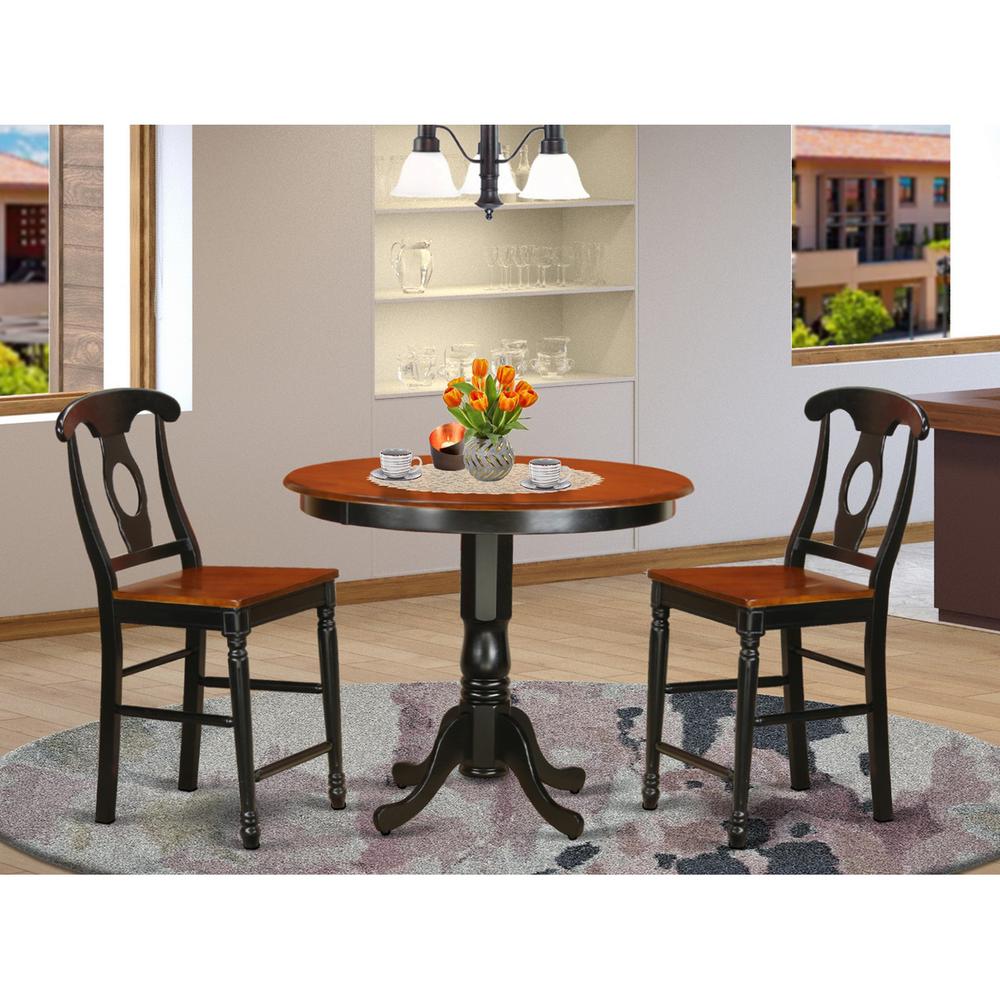 3  Pc  pub  Table  set  -  Small  Kitchen  Table  and  2  counter  height  stool.. Picture 2