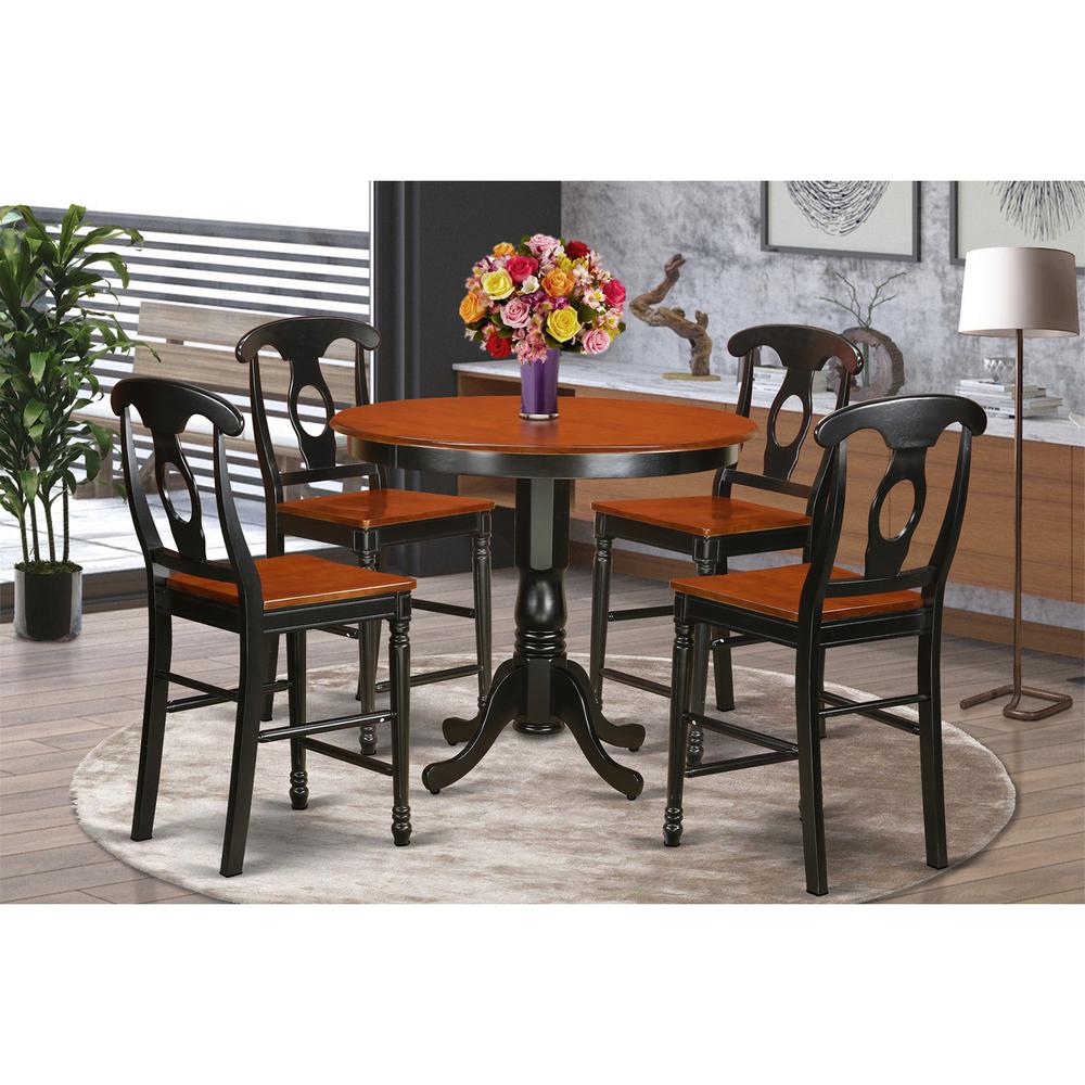 5  Pc  counter  height  Table  and  chair  set  -  high  top  Table  and  4  Kitchen  bar  stool.. Picture 4