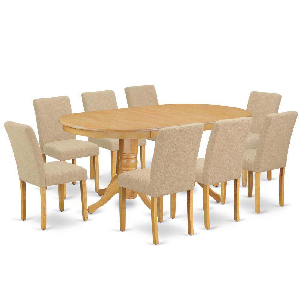 Dining Room Set Oak, VAAB9-OAK-04. Picture 1