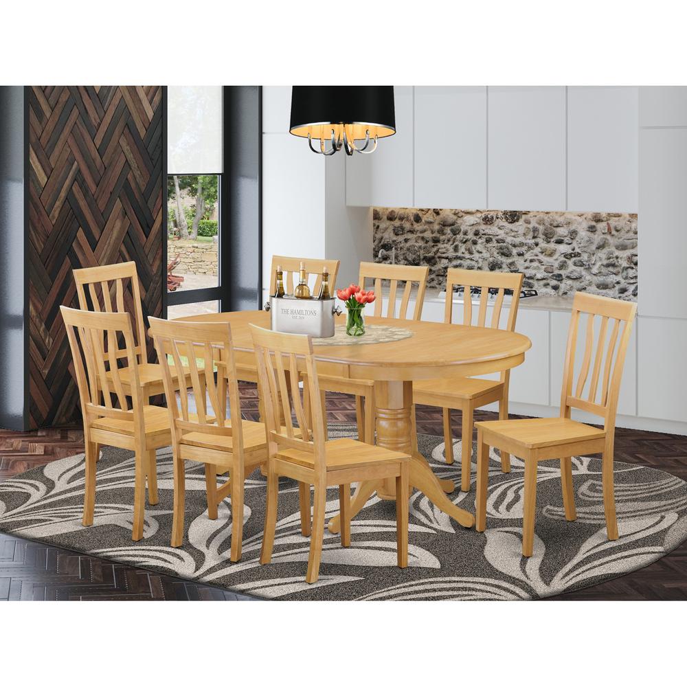 9  Pc  Table  and  Chairs  set  -  Kitchen  dinette  Table  and  8  Dining  Chairs. Picture 1