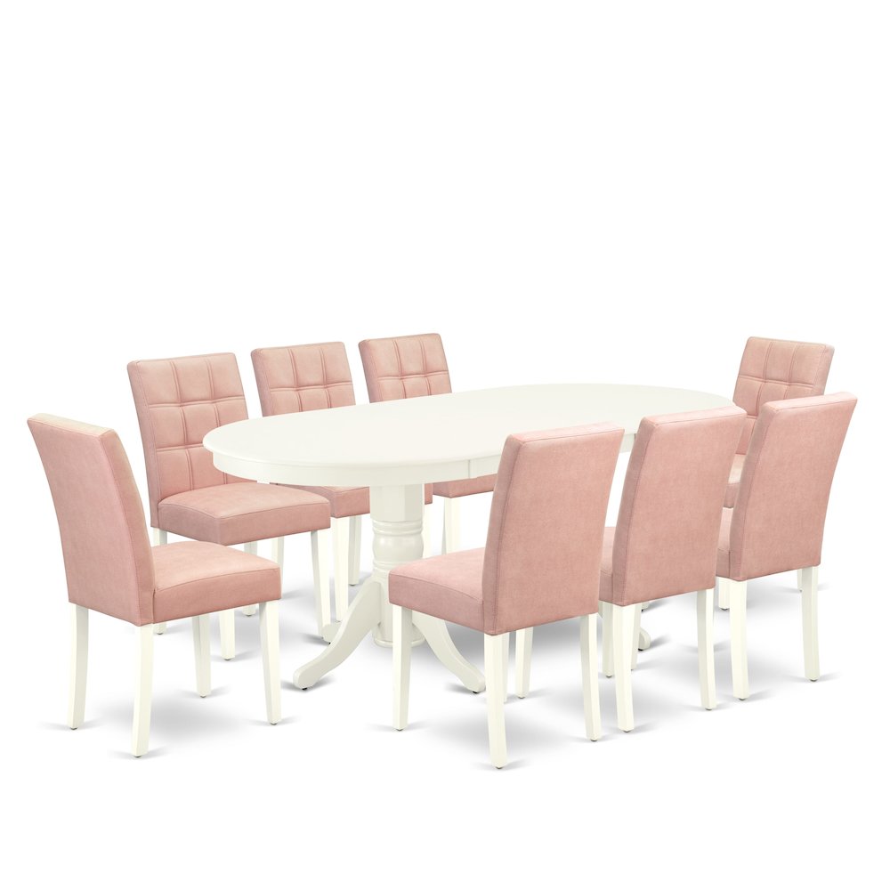 9 Piece Kitchen Table Set Mid-Century. Picture 1