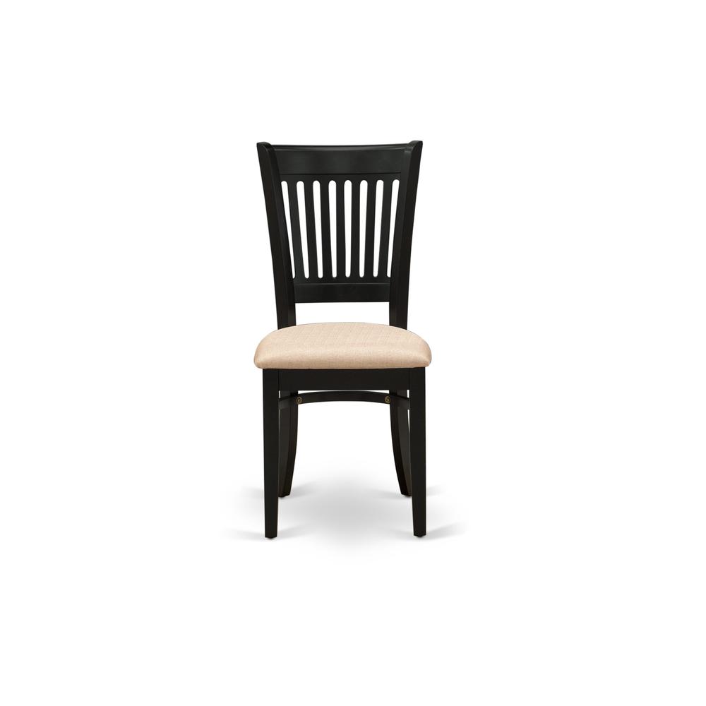 Dining Table- Table Leg Dining Chairs, LGVA9-BLK-C. Picture 4