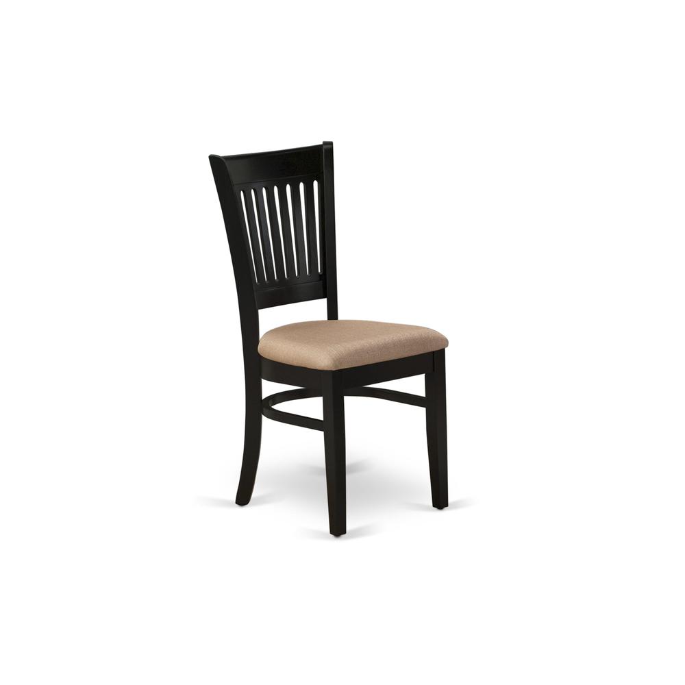 Dining Table- Table Leg Dining Chairs, LGVA9-BLK-C. Picture 5