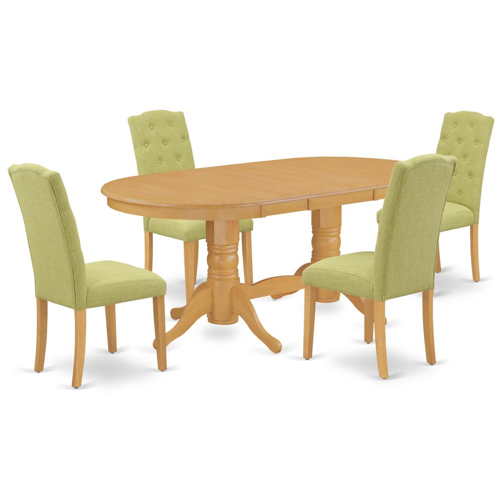 Dining Room Set Oak, VACE5-OAK-07. Picture 1