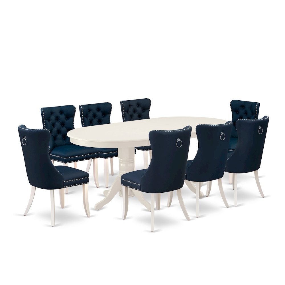 9 Piece Kitchen Table Set. Picture 1