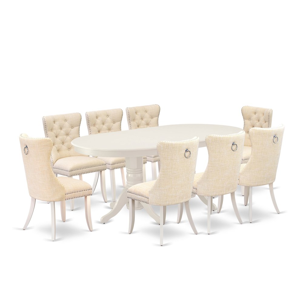 9 Piece Kitchen Table Set. Picture 1