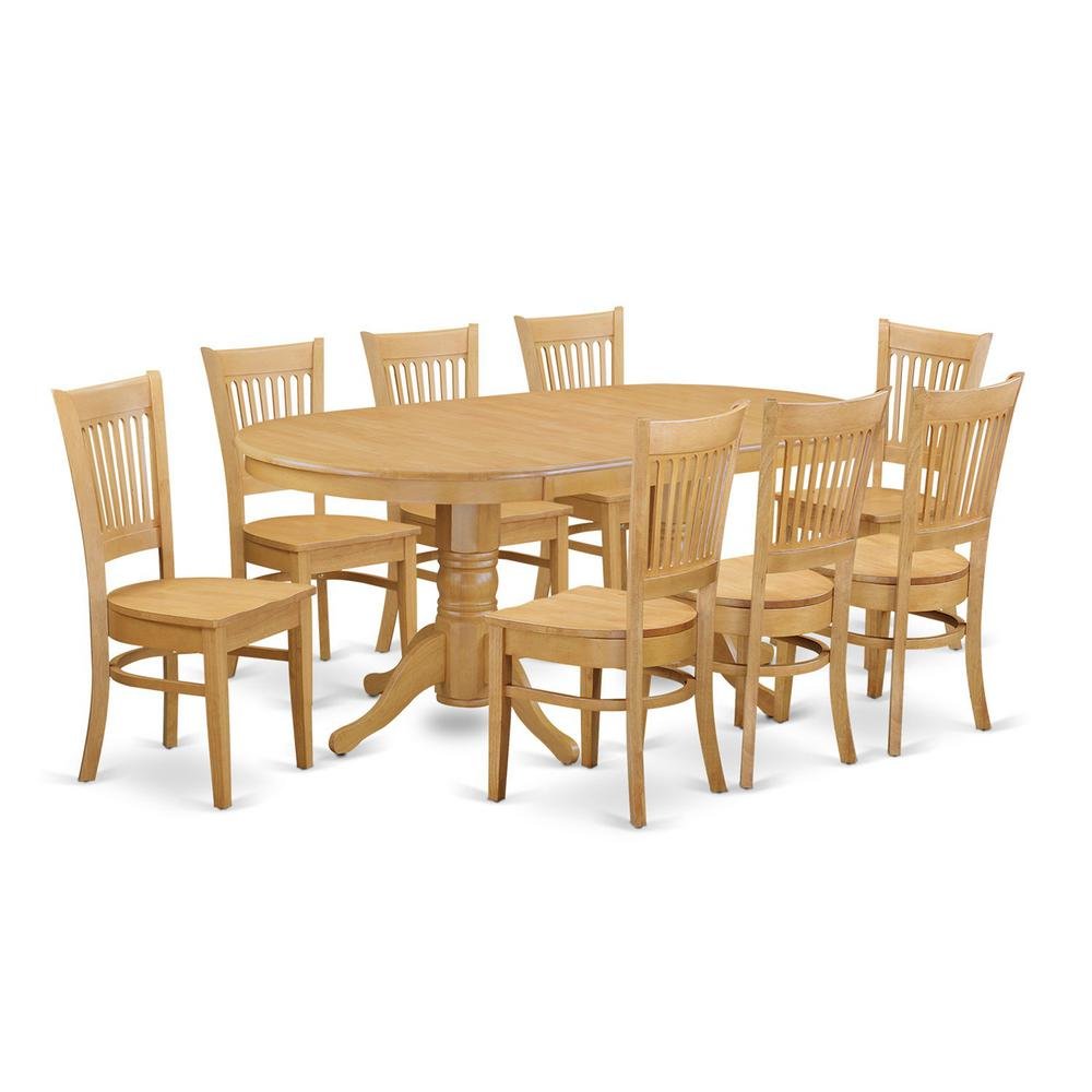 Elegant 9-Piece Dining Table Set – Solid Wood Dining Table for 8. Picture 1