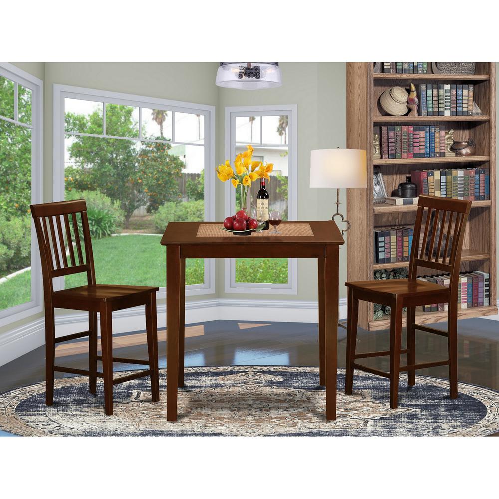 3  Pc  pub  Table  set-counter  height  Table  and  2  Kitchen  Chairs.. Picture 4