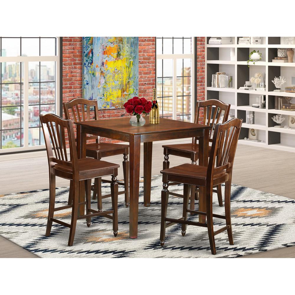5  PC  pub  Table  set  -  Kitchen  dinette  Table  and  4  Kitchen  bar  stool.. Picture 1