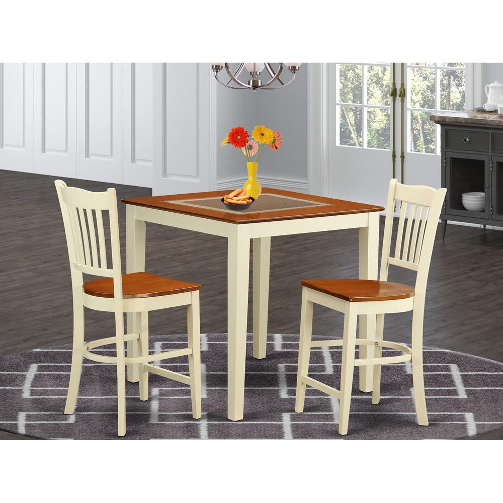 3  PC  counter  height  set  -  Dining  Table  and  2  bar  stools.. Picture 2