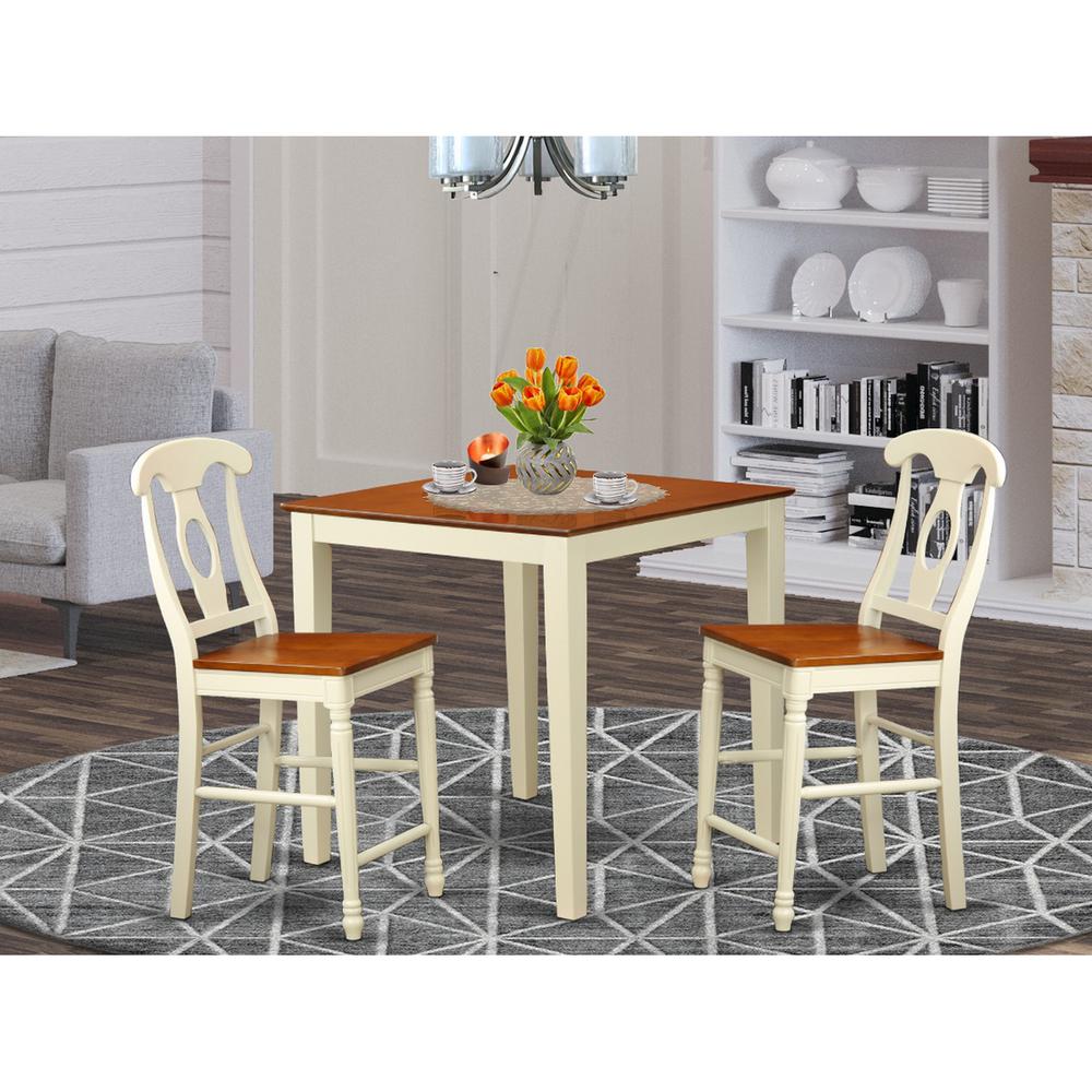3  Pc  counter  height  Dining  set  -  counter  height  Table  and  2  Kitchen  Chairs.. Picture 4