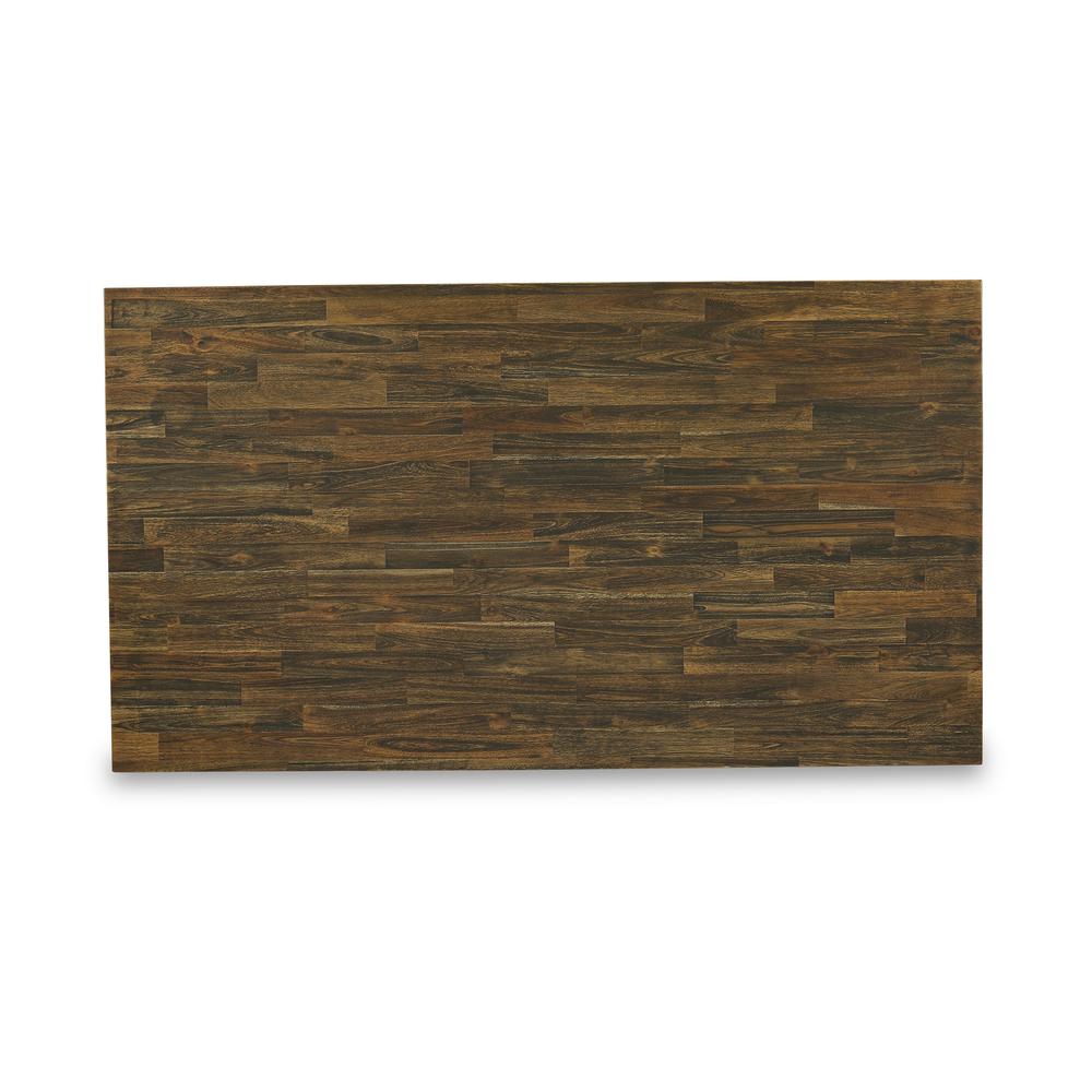 East West Furniture V-Style Mid-Century Modern Dining Rectangle Solid Wood Table Top with Stylish Legs, 40x72 Inch, VT677. Picture 3
