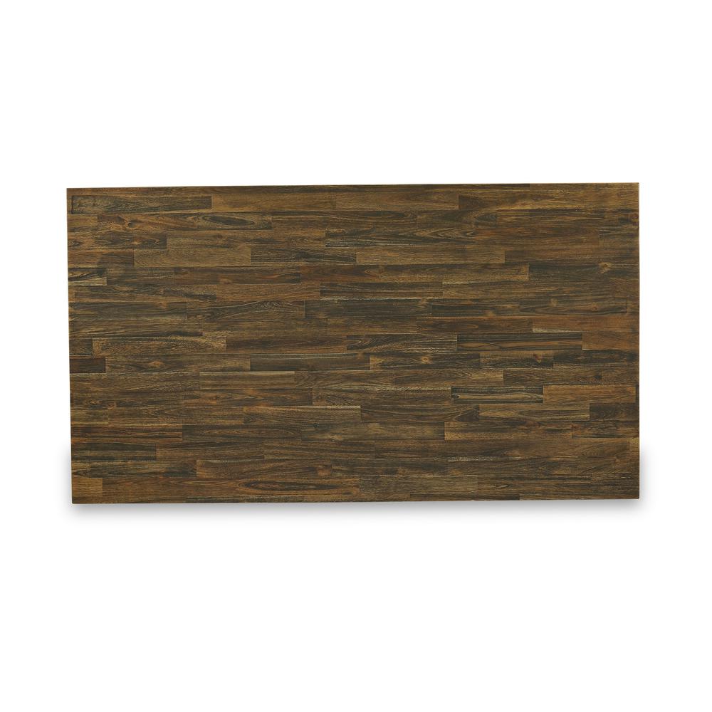 East West Furniture V-Style Dining Room Rectangle Solid Wood Table Top with Stylish Legs, 40x72 Inch, VT777. Picture 3