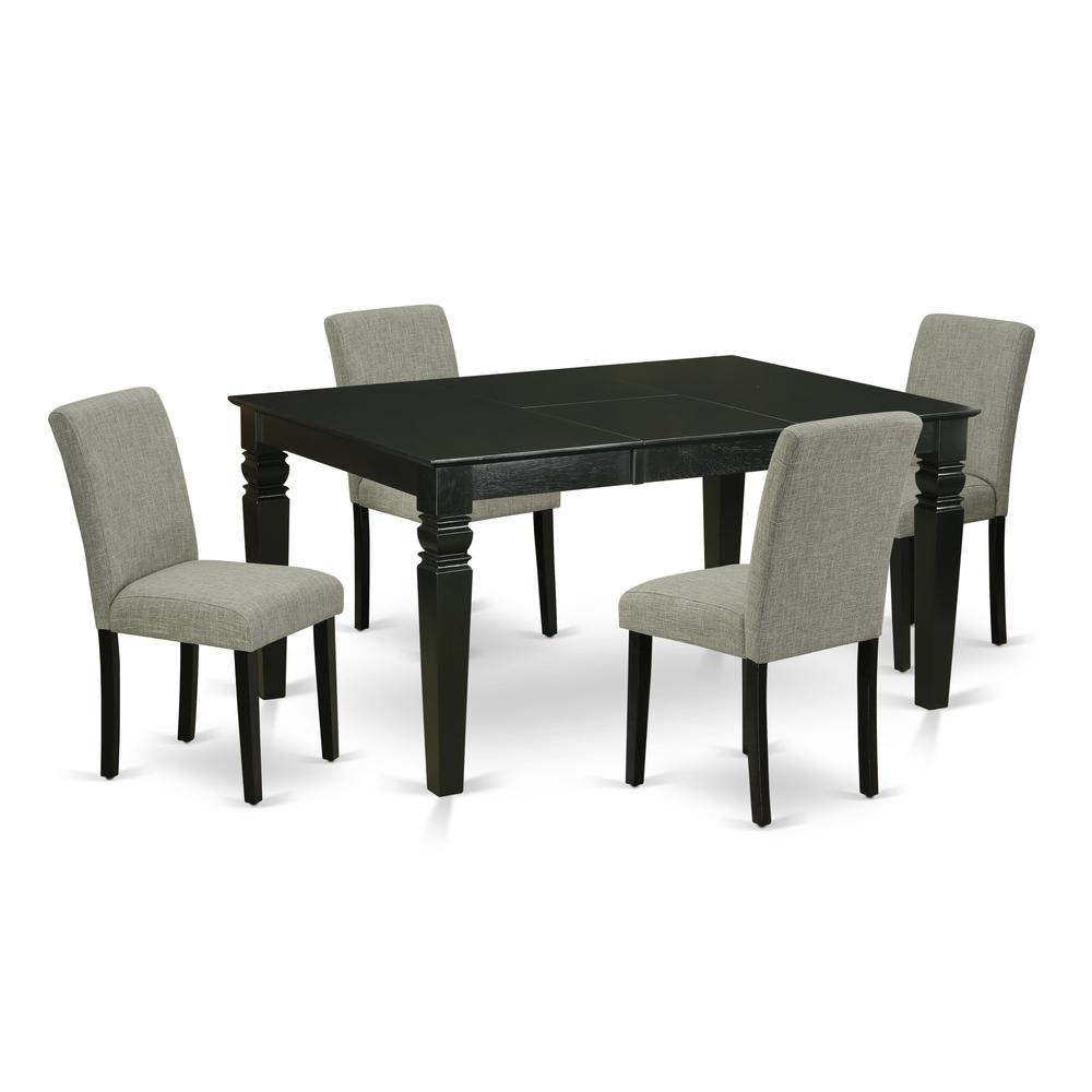 Dining Room Set Black, WEAB5-BLK-06. Picture 1