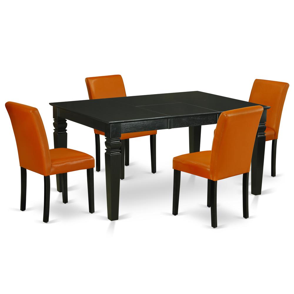 Dining Room Set Black, WEAB5-BLK-61. Picture 1
