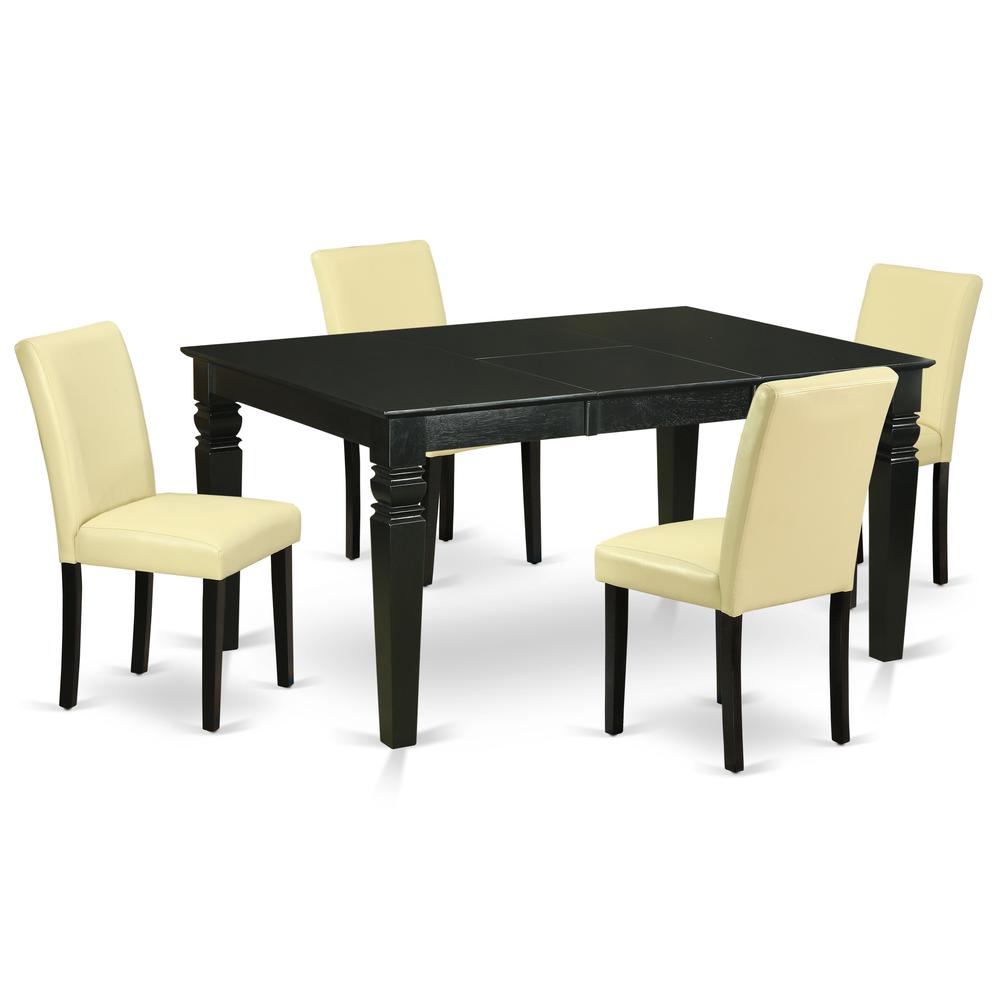 Dining Room Set Black, WEAB5-BLK-73. Picture 1