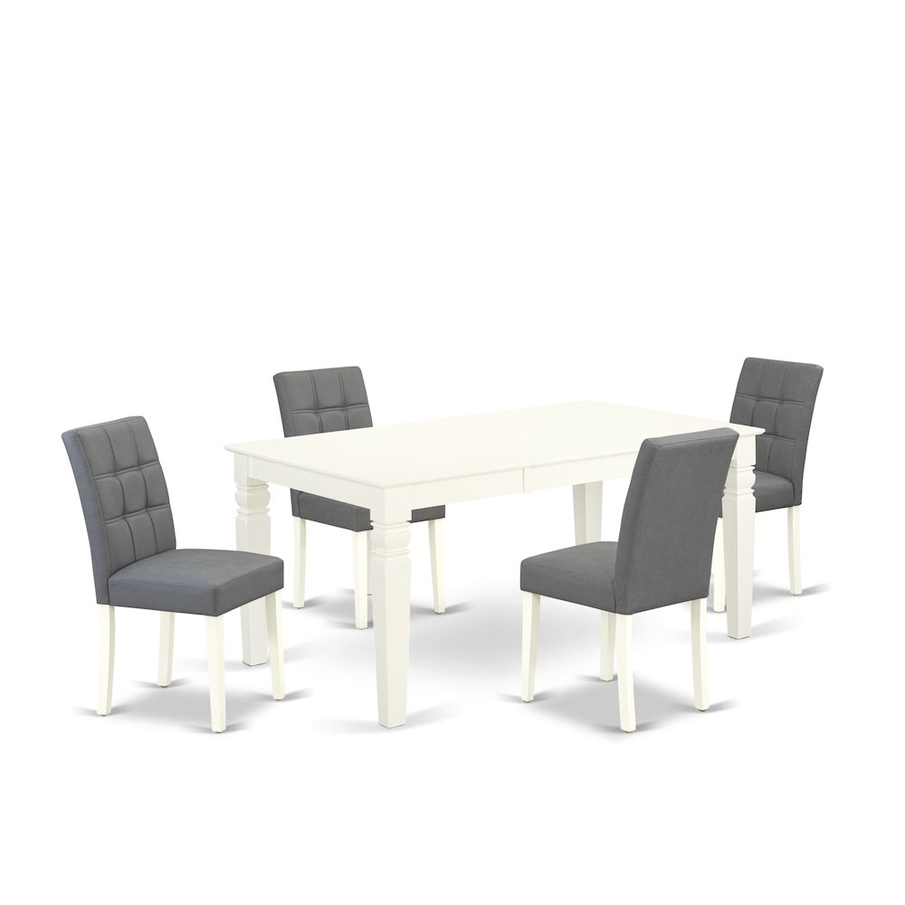 5 Piece Dining Table Set consists A Kitchen Table. Picture 1