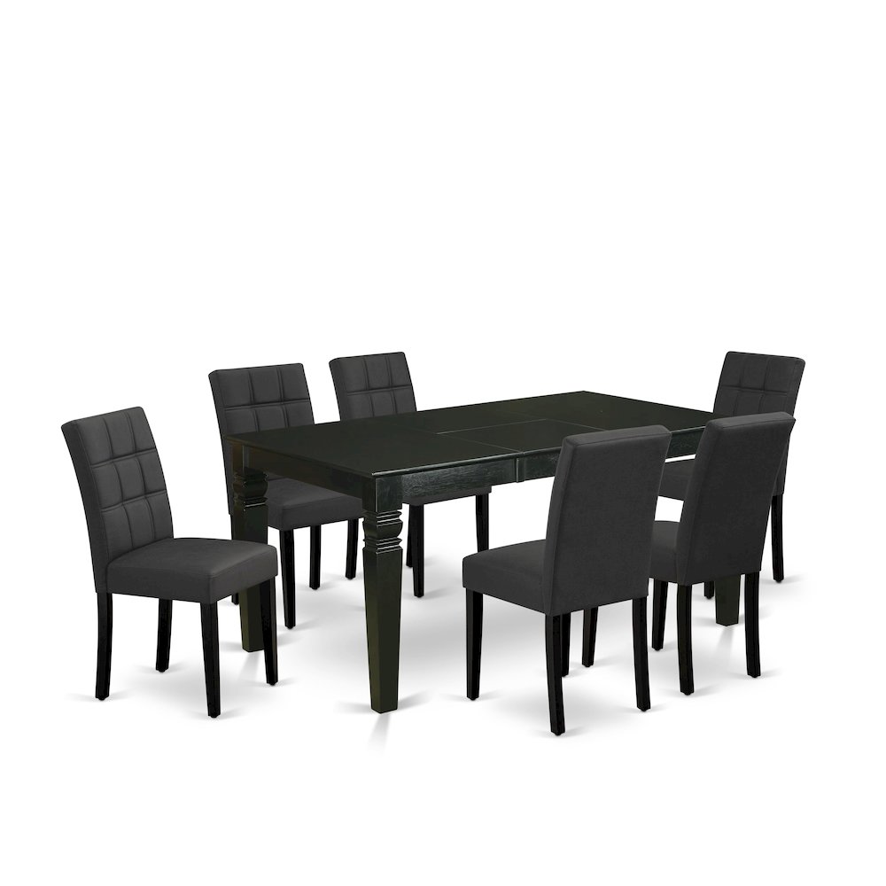 7 Piece Kitchen Table Set contain A Dining Table. Picture 1