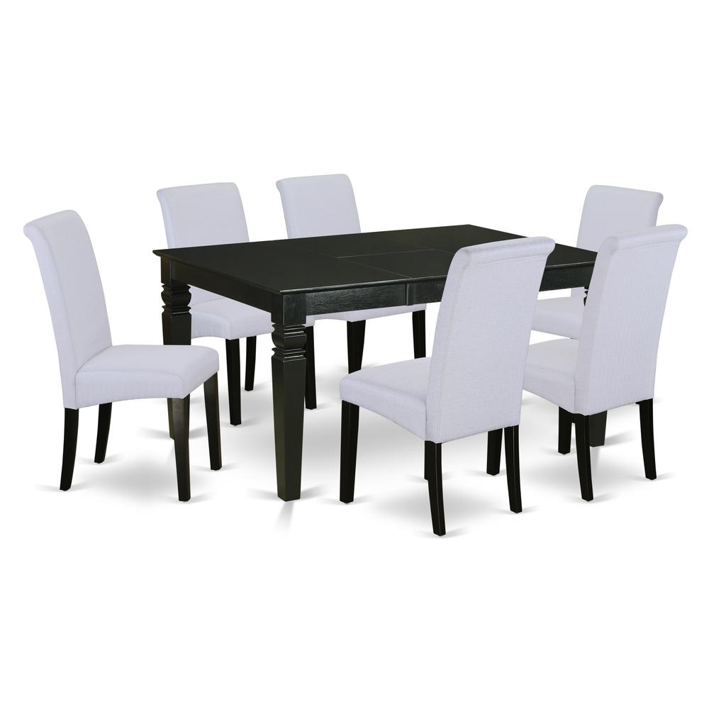 Dining Room Set Black, WEBA7-BLK-05. Picture 1