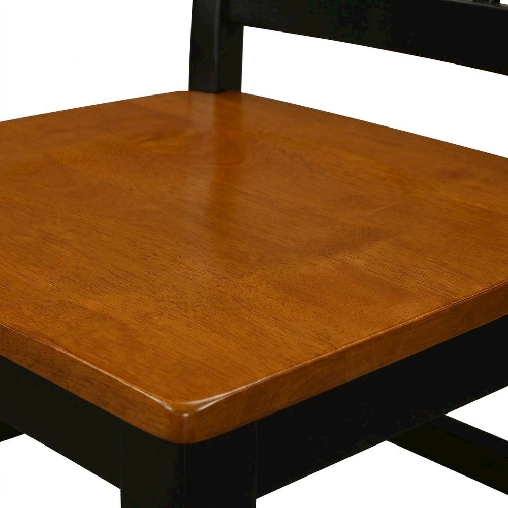 Wooden Dining Chair with Cherry Finish, Kitchen Chair for Dining Room Table, Set of 2. Picture 7
