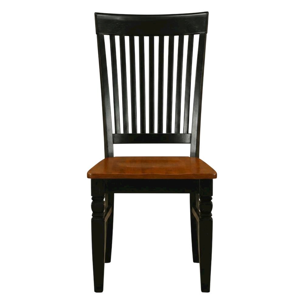 Wooden Dining Chair with Cherry Finish, Kitchen Chair for Dining Room Table, Set of 2. Picture 2