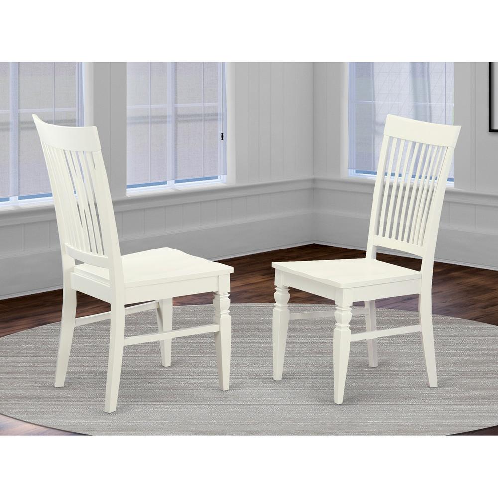 Dining Room Set Linen White, MZWE5-LWH-W. Picture 3
