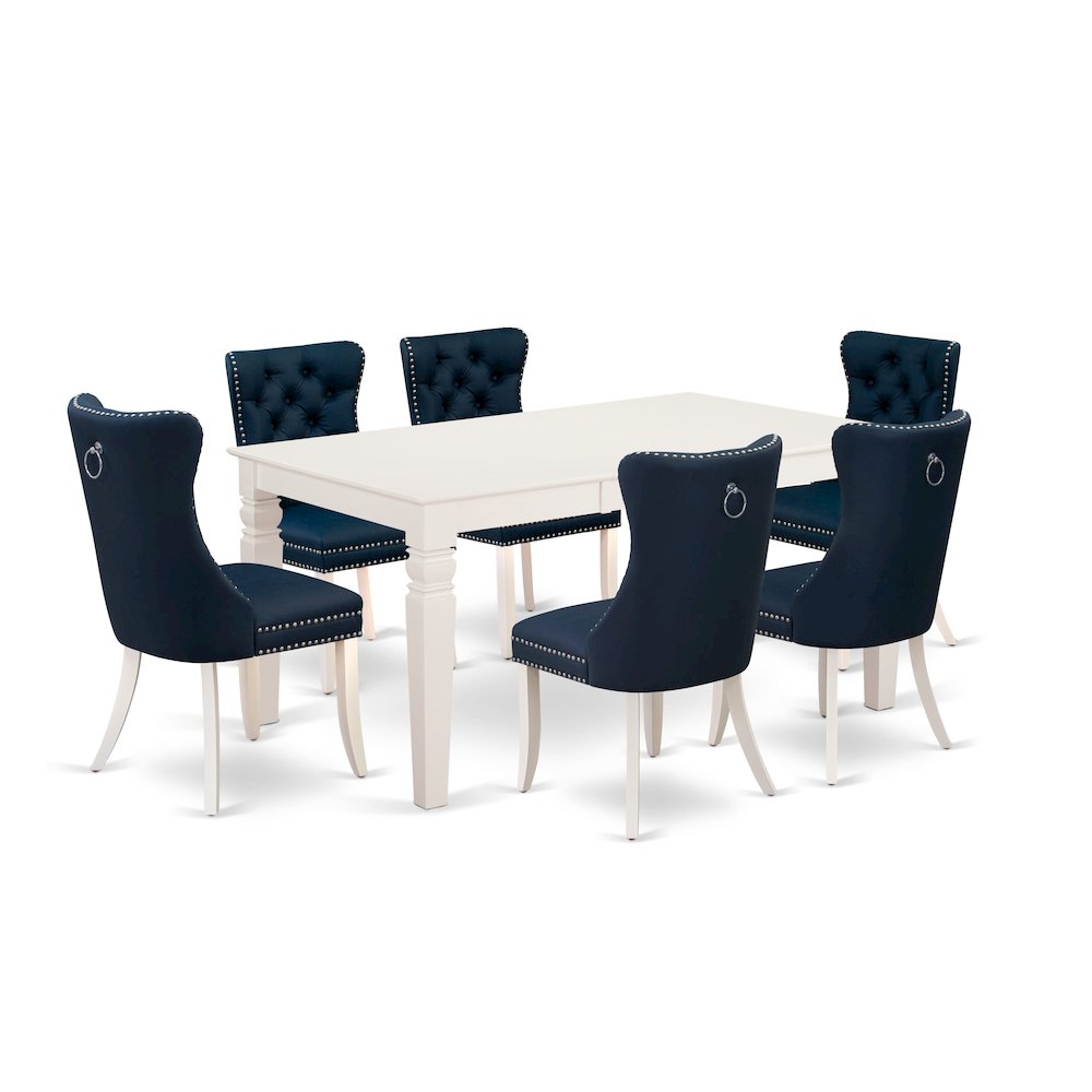 7 Piece Dining Room Table Set. Picture 1