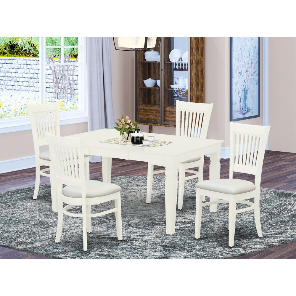 Dining Table- Table Leg Dining Chairs, WEVA5-LWH-C. Picture 2