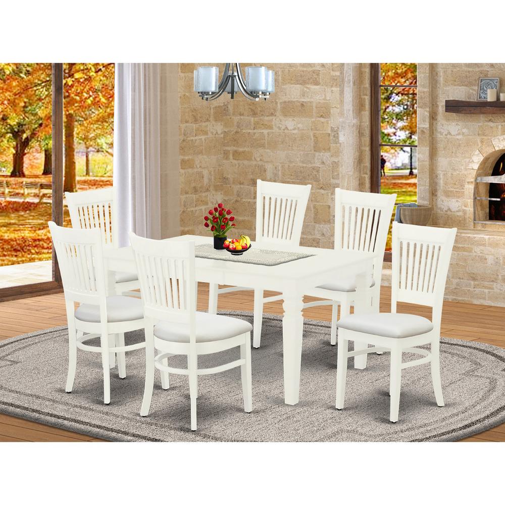 Dining Table- Table Leg Dining Chairs, WEVA7-LWH-C. Picture 4