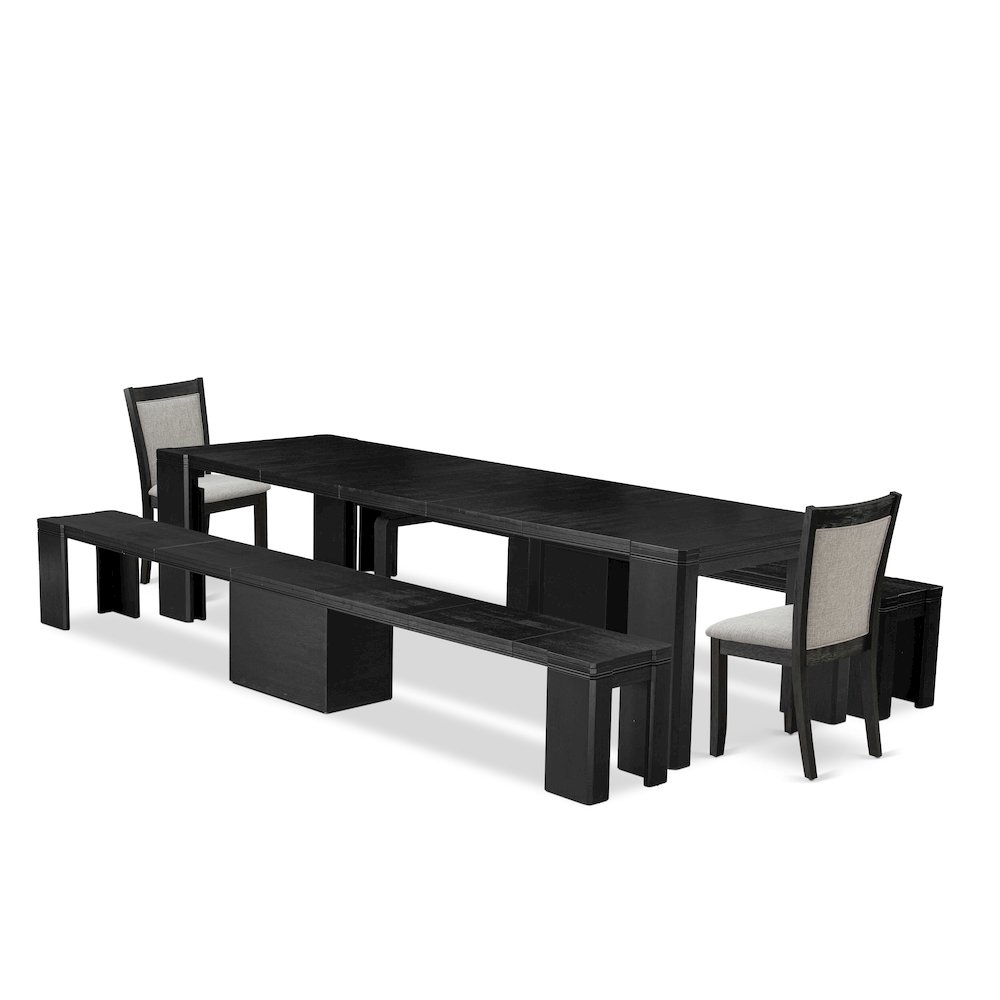 5-piece Dining Room Table Set a Rectangular Kitchen Table. Picture 1