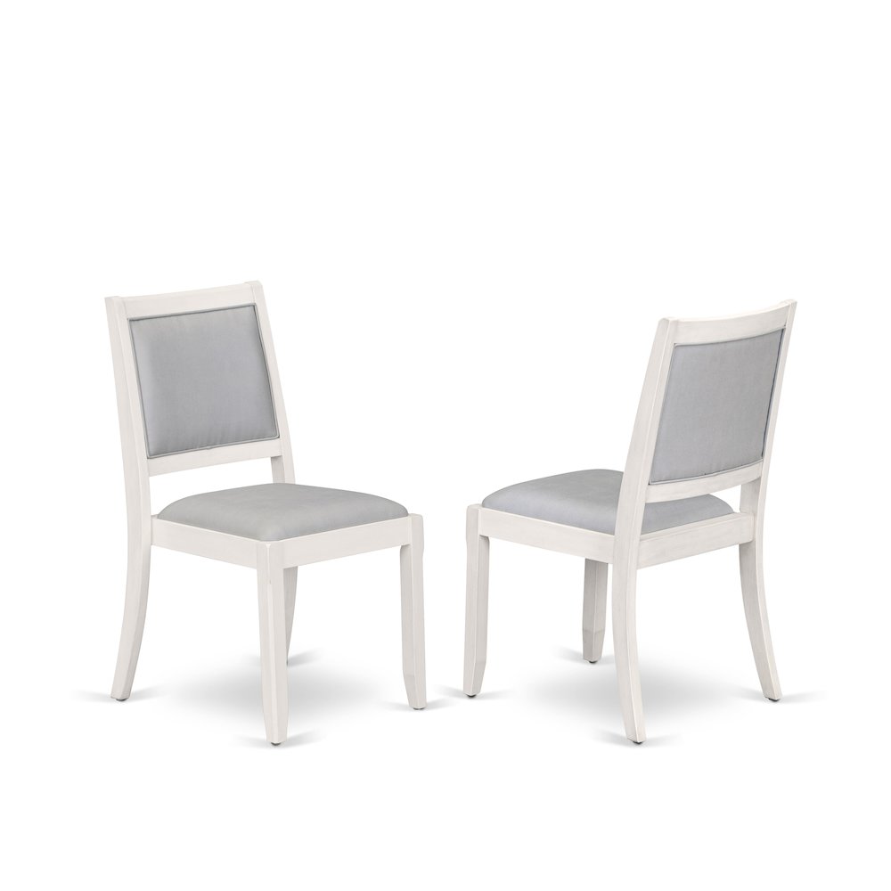 6 Pieces Extendable Dining Set, Antique White. Picture 4