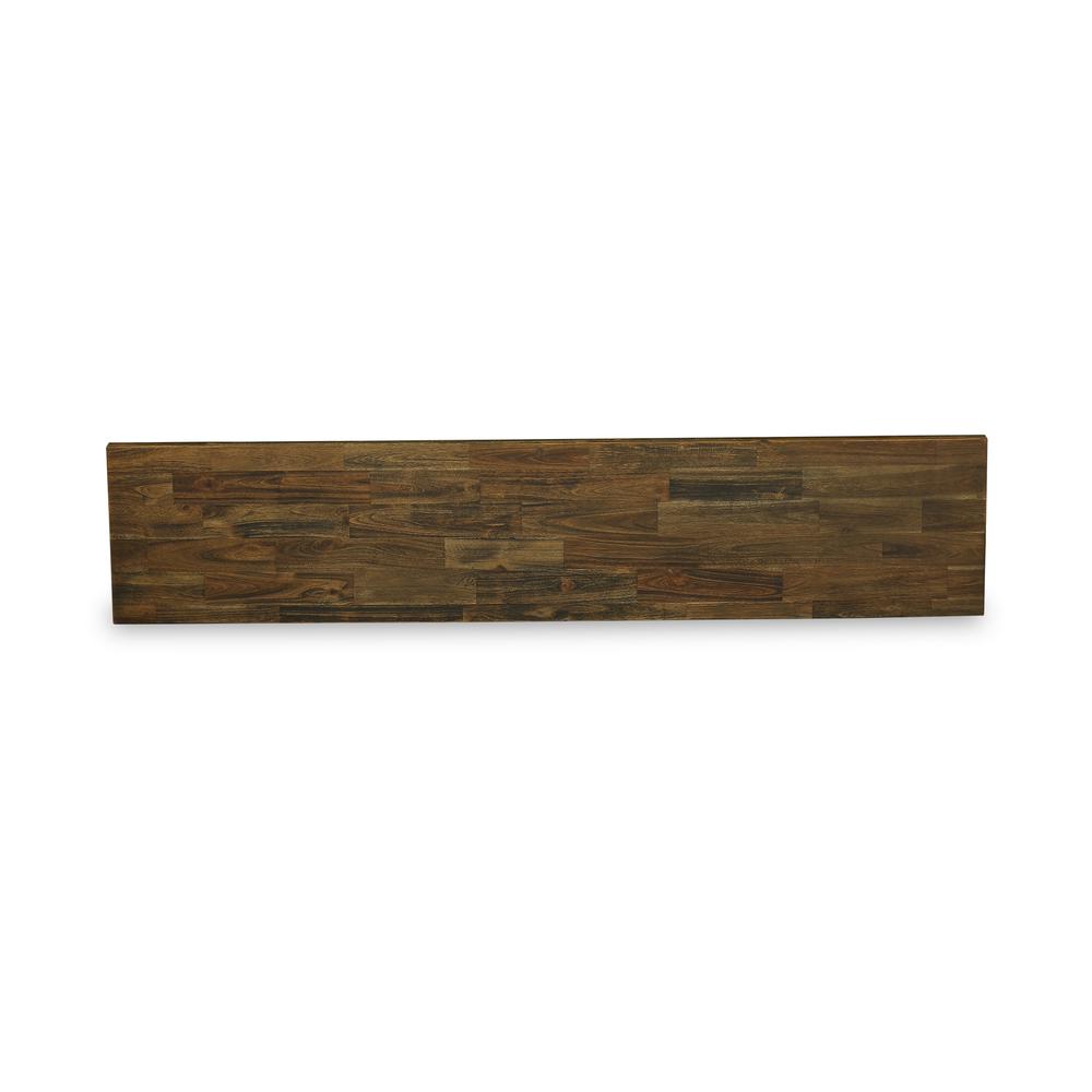 Mid Century Modern Dining Bench with Solid Wood Seat, 60x15x18 Inch, Multi-Color. Picture 4