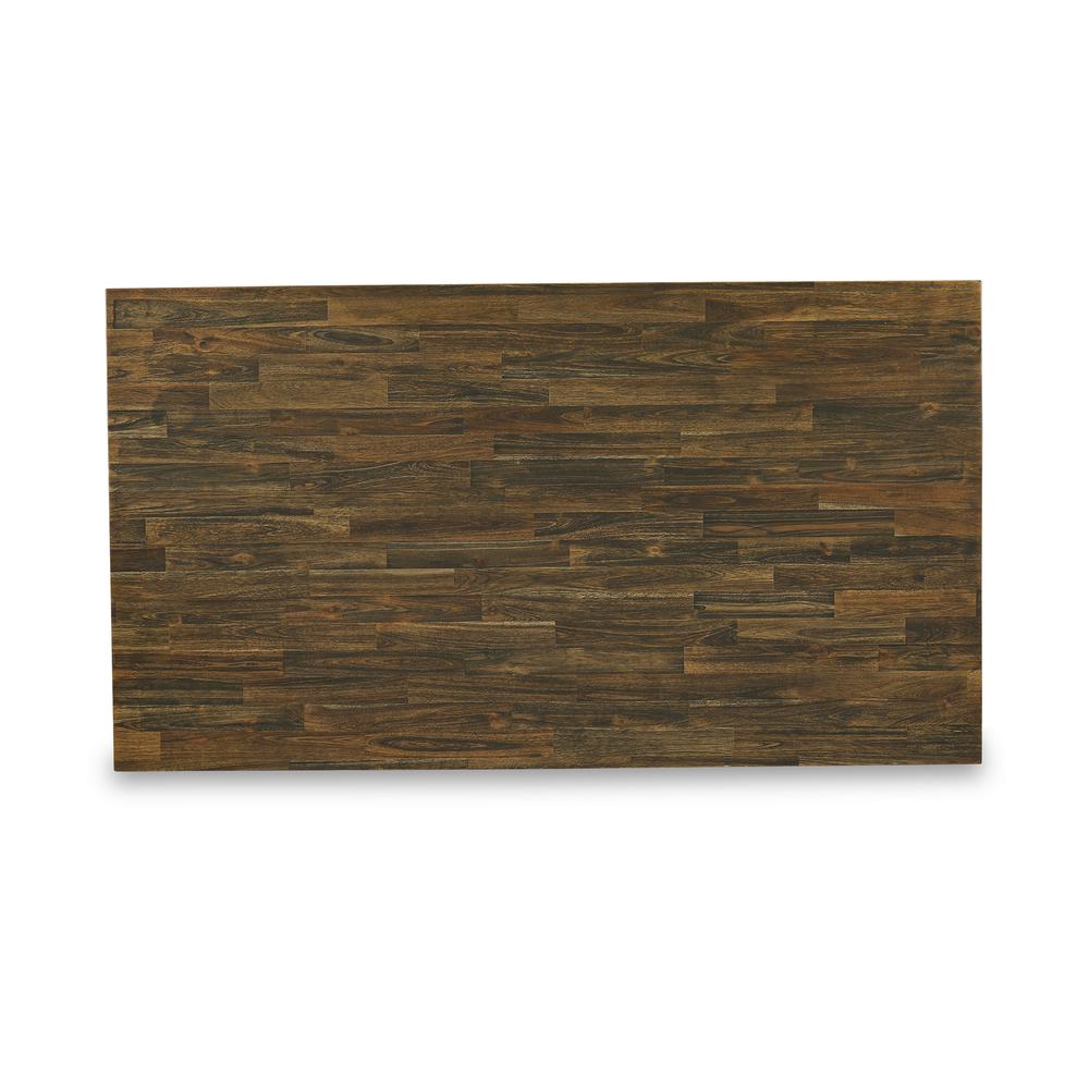 East West Furniture X-Style Dining Room Rectangle Solid Wood Table Top with Stylish Legs, 36x60 Inch, XT676. Picture 4